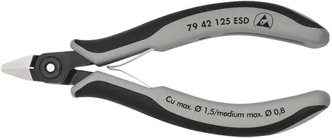 Precisie-elektronicazijsnijtang lengte 125 mm (art. 4000810832)