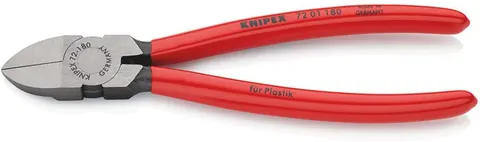 Zijsnijtang voor kunststof lengte 180 mm