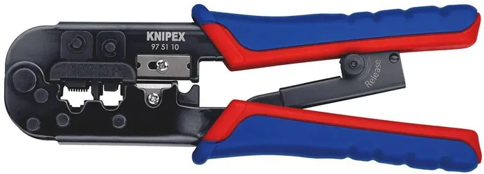 Krimptang voor westernstekker lengte 190 mm