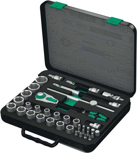 Dopsleutel-set Zyklop Speed 32 mm
