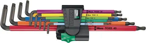 Haakse schroevendraaier-set 967/9 TX XL