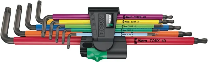 Haakse schroevendraaier-set 967/9 TX XL