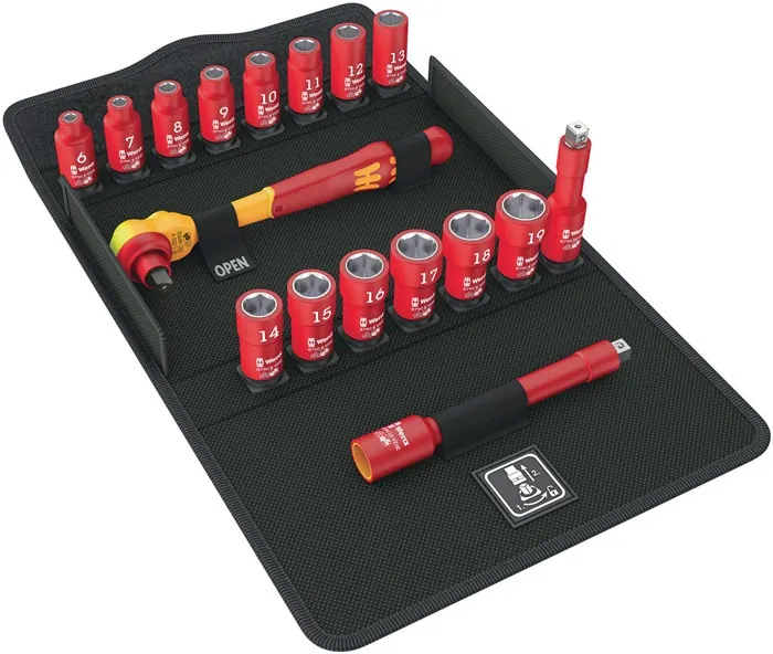 Dopsleutel-set 8100 SB VDE 1 Zyklop 19 mm