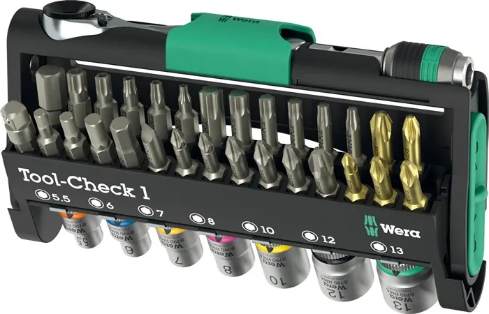 Bit-/dopsleutel-set Tool-Check 1