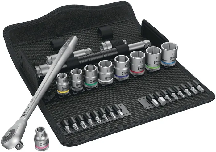 Dopsleutel-set Zyklop Metal 8100 SB 7 19 mm