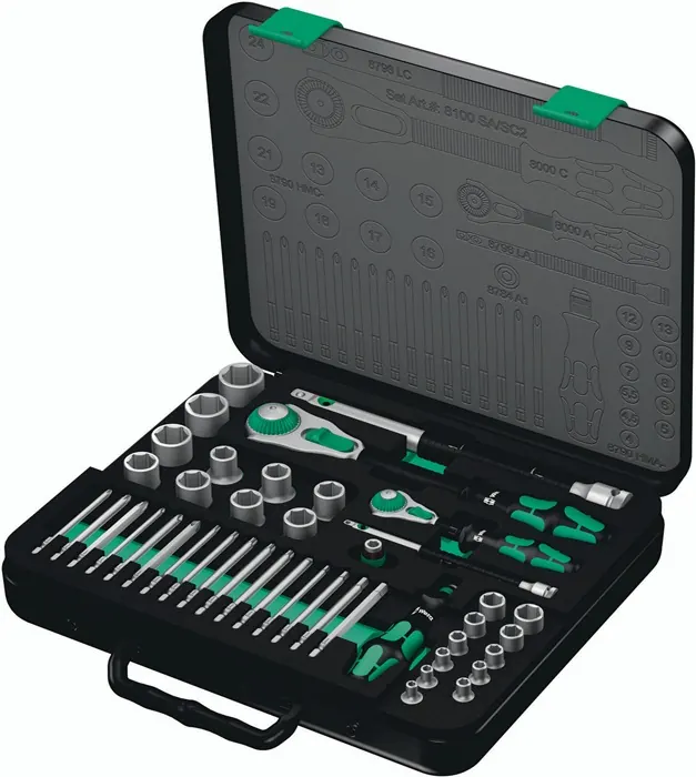 Dopsleutel-set 8100 SA/SC 2 Zyklop 24 mm
