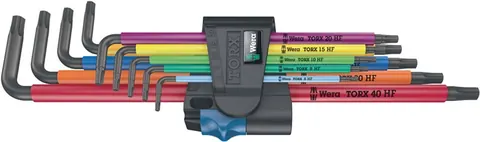 Haakse schroevendraaier-set 967/9 TX XL HF