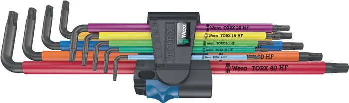 Haakse schroevendraaier-set 967/9 TX XL HF