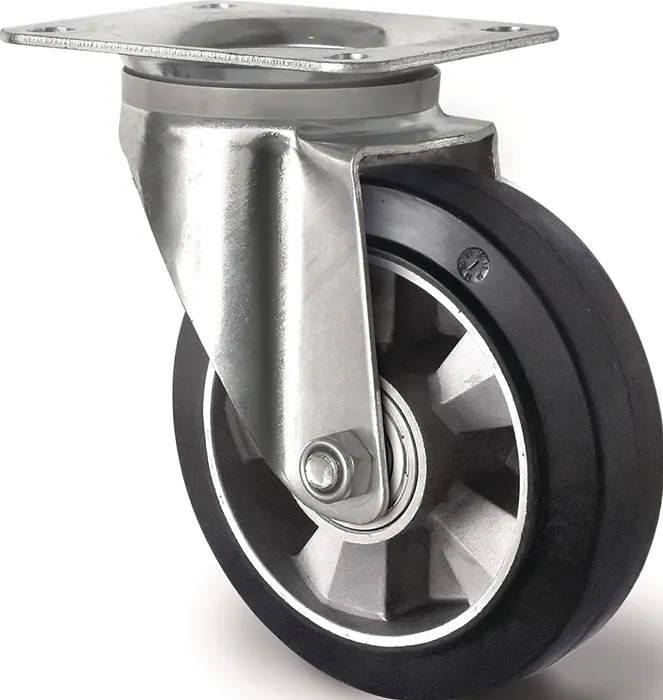 Zwenkwiel voor zware lasten Ø200 mm, 500 kg (art. 2000256402)