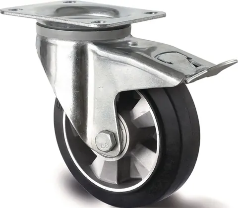 Zwenkwiel voor zware lasten Ø160 mm, 400 kg (art. 2000256408)