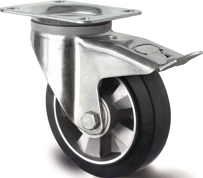 Zwenkwiel voor zware lasten Ø160 mm, 400 kg (art. 2000256408)