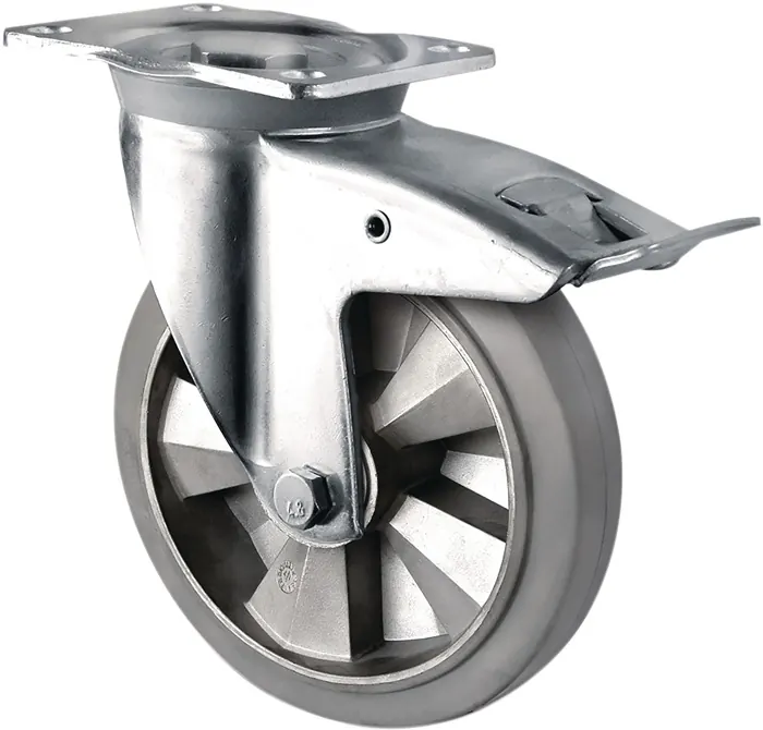 Zwenkwiel voor zware lasten Ø160 mm, 400 kg (art. 2000256411)
