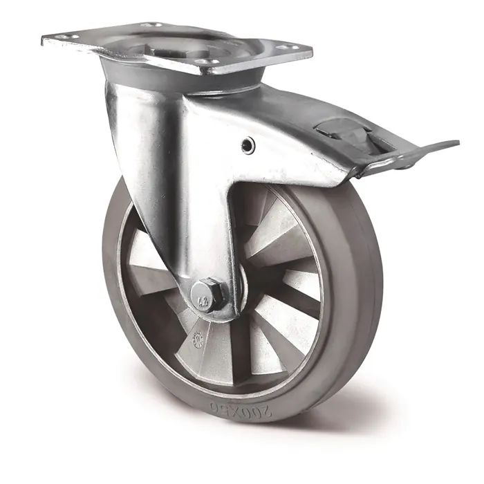 Zwenkwiel voor zware lasten Ø200 mm, 500 kg (art. 2000256412)