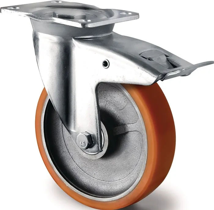 Zwenkwiel voor zware lasten Ø160 mm, 800 kg (art. 2000256804)