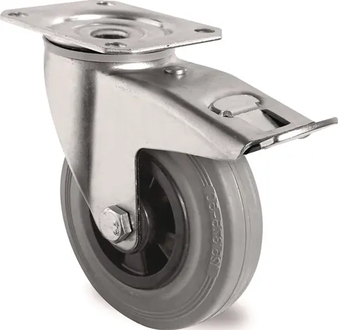 Zwenkwiel met totaalklem Ø100 mm, 75 kg (art. 2000276110)