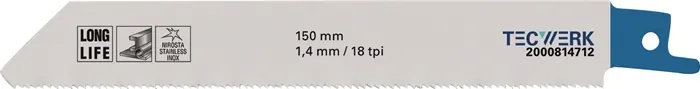 Reciprozaagblad lengte 150 mm (art. 2000814712)