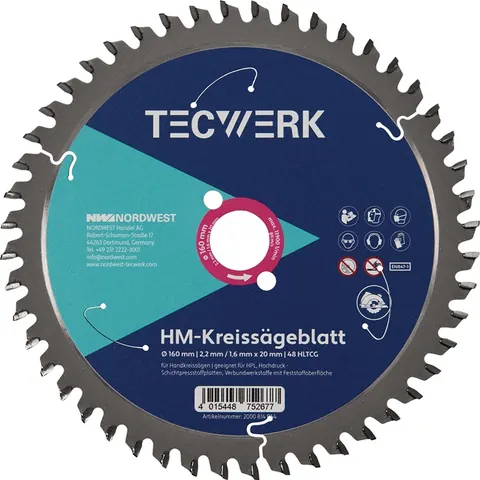 Handcirkelzaagblad Ø160 mm (art. 2000814964)