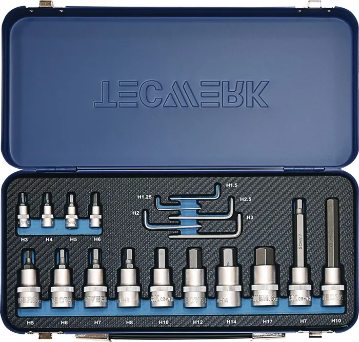 Dopsleutel-set 17 mm