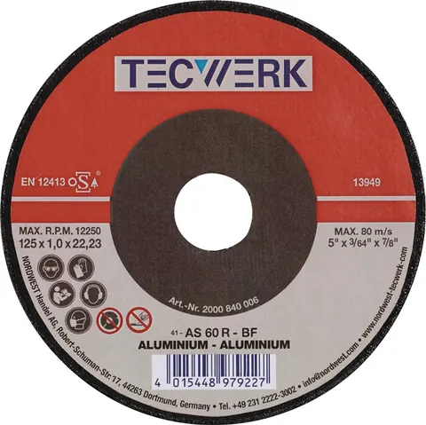 Doorslijpschijf Ø22,23 mm (art. 2000840006)
