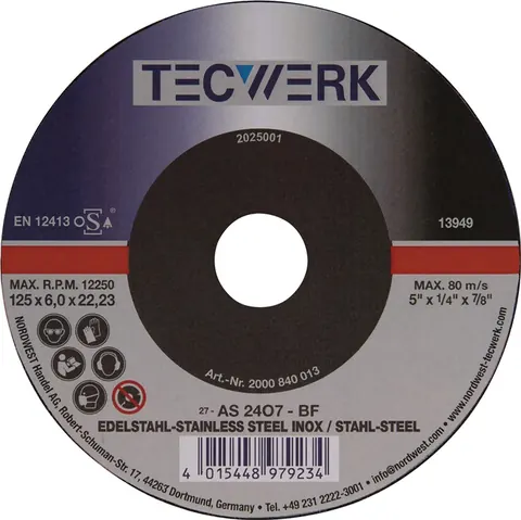 Afbraamschijf 6 mm (art. 2000840013)