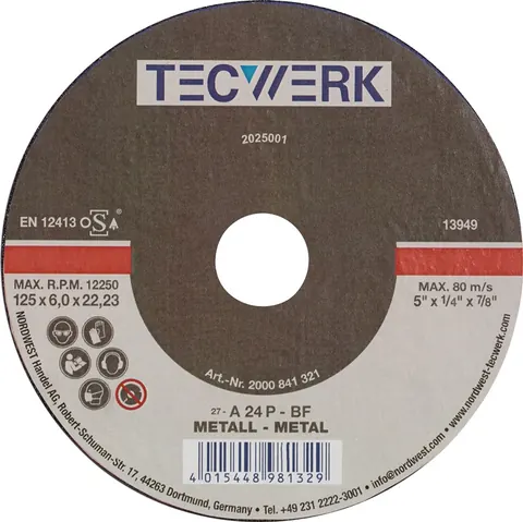 Afbraamschijf 6 mm (art. 2000841320)