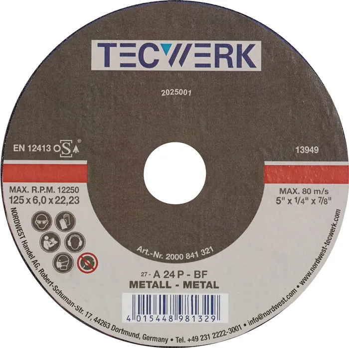 Afbraamschijf 8 mm