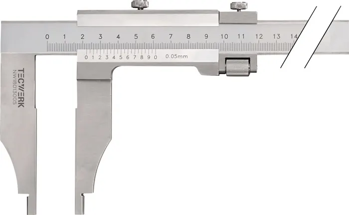 Werkplaatsschuifmaat DIN 862 lengte 75 mm (art. 2000851131)