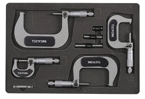 Schroefmaten-set DIN 863/1 100 mm