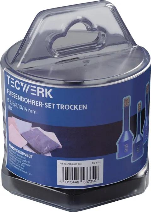 Diamant-tegelboor SET SANITÄR Ø6 mm