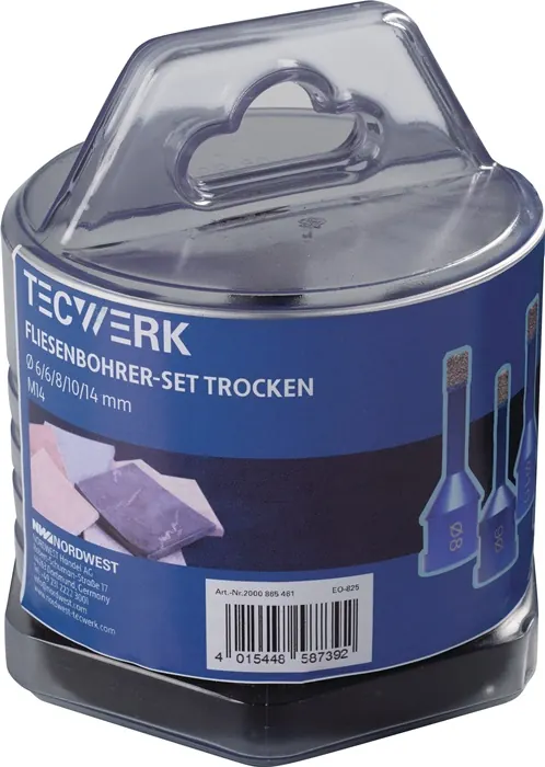 Diamant-tegelboor SET SANITÄR Ø6 mm