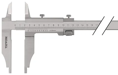 Werkplaatsschuifmaat DIN 862 lengte 90 mm (art. 2000851136) — extra foto