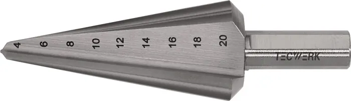 Getrapte plaatboor lengte 71 mm (art. 2000862032)
