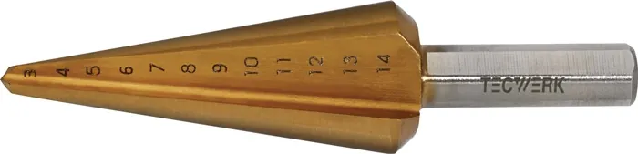 Getrapte plaatboor lengte 58 mm (art. 2000862041)
