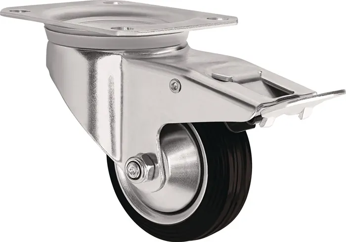 Zwenkwiel met totaalklem Ø160 mm, 135 kg (art. 2000276013)
