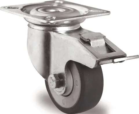 Zwenkwiel met totaalklem Ø100 mm, 100 kg (art. 2000276019)