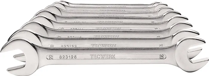 Set dubbele steeksleutels 22 mm
