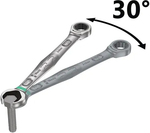 Steekringratelsleutel Joker lengte 224 mm — extra foto