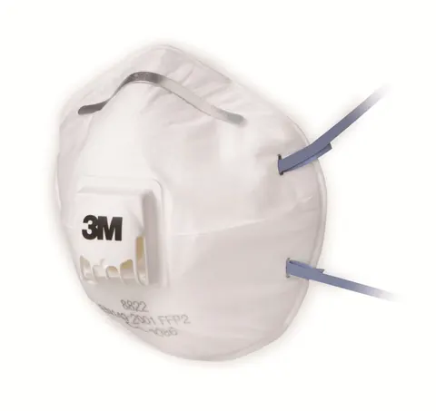 3M 8322 stofmasker FFP2 met ventiel