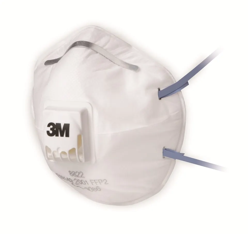 3M 8322 stofmasker FFP2 met ventiel