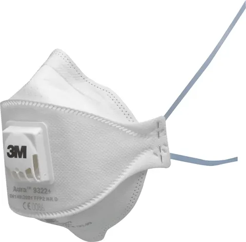 3M Aura 9322+ stofmasker FFP2 + ventiel