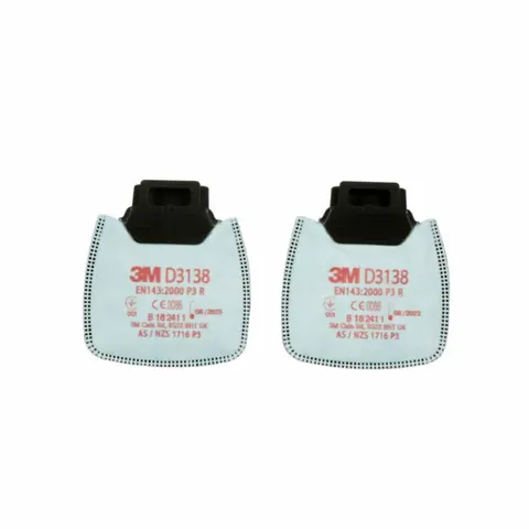 3M Secure Click Stoffilter D3138, P3 R