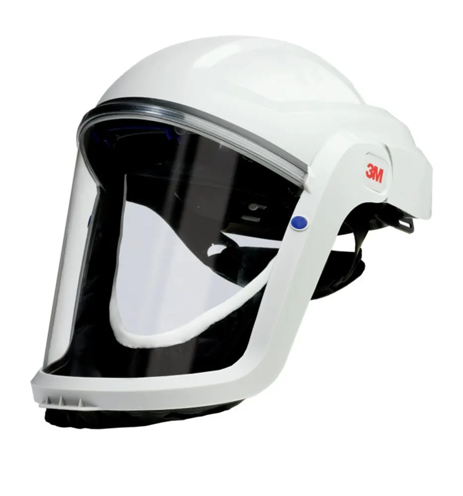 3M M-207 vizierhelm met gelaatsafd. brw. Lichtgrijs