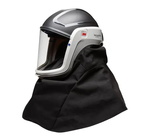 3M M-406 vizierhelm schouderbedekking Zwart