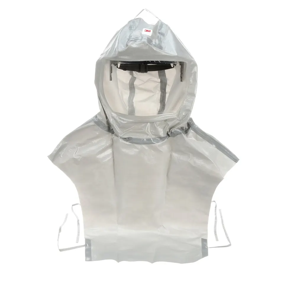 3M S-855E Premium hoofdkap + schouderb. one-size Grijs