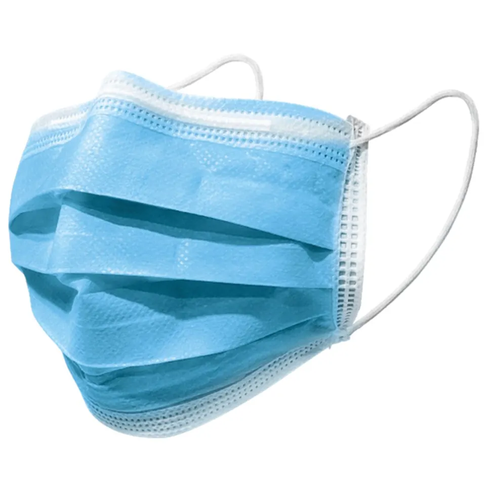 PSP Surgical mask 3-ply EN14683 Type IIR bl. One size Blauw