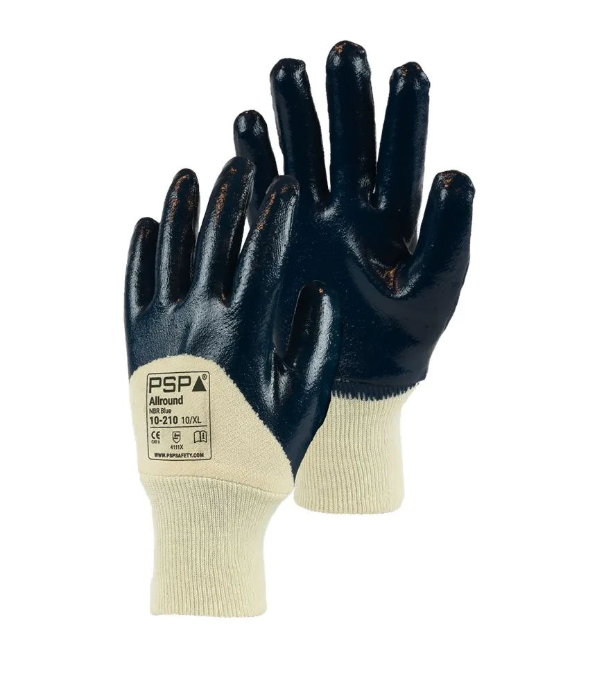 PSP 10-210 Allround NBR Werkhandschoen 9 blauw/ecru