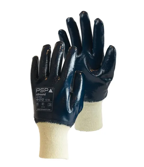 PSP 10-212 Allround NBR Werkhandschoen 9 Ecru / Blauw