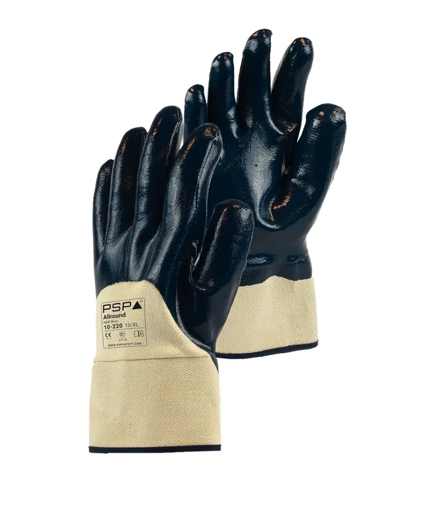 PSP 10-220 Allround NBR Werkhandschoen Ecru / Blauw