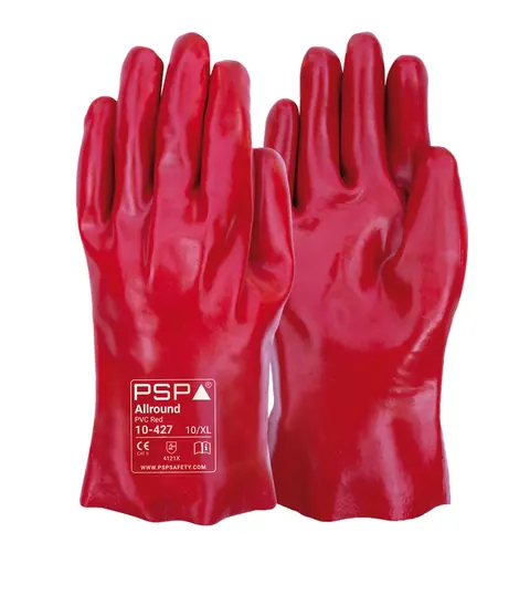 PSP 10-427 Allround PVC Red Werkhandschoen Rood