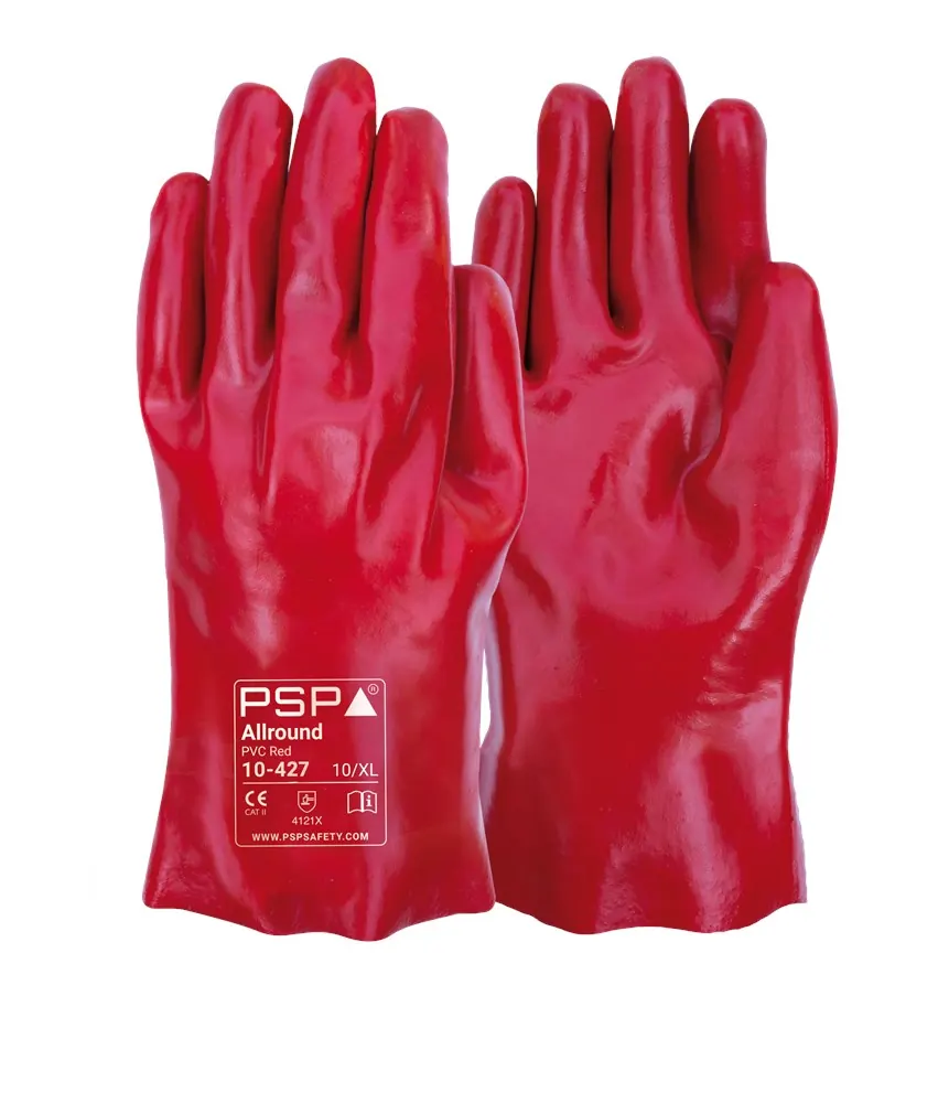 PSP 10-427 Allround PVC Red Werkhandschoen Rood